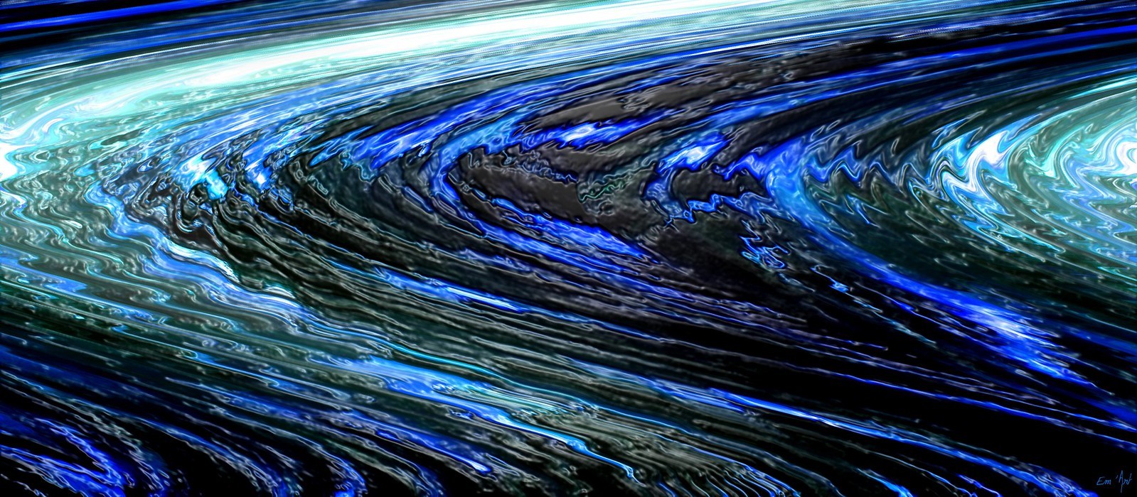 Earth Blue Waves
