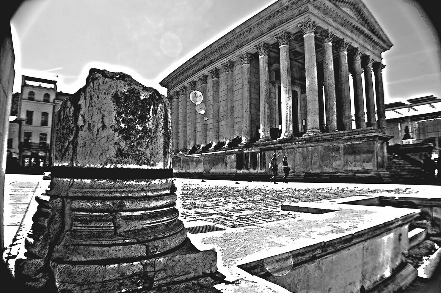 Temple Romain, photographie par Em'Art