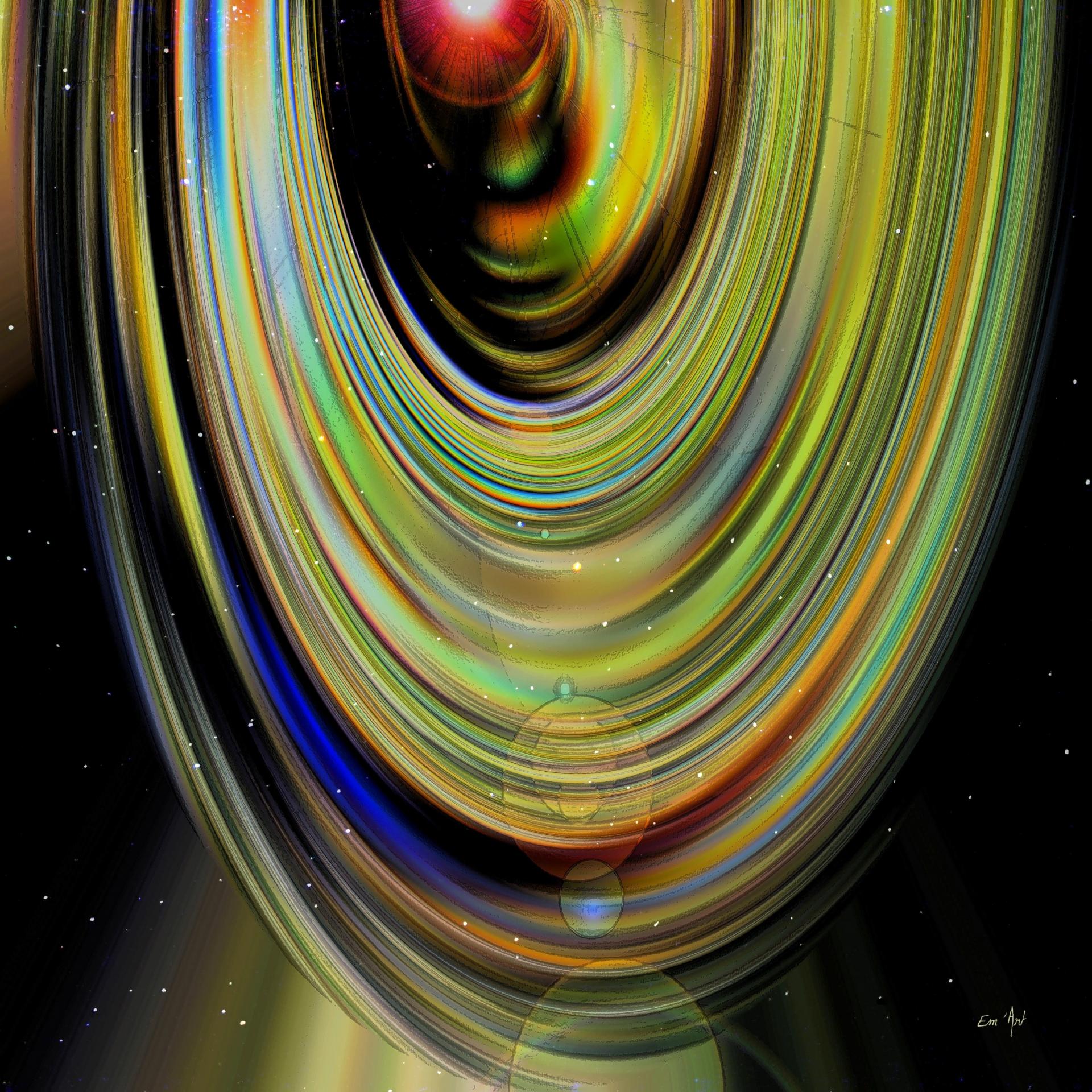 Galaxie AxaubU,  par Em'Art